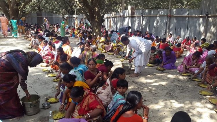 शांतिपुर उत्सव में ५०,००० भक्तों को प्रसाद वितरण की योजना