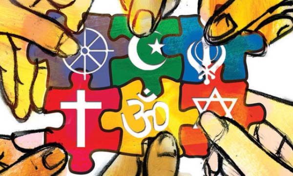 Religious tolerance illustration